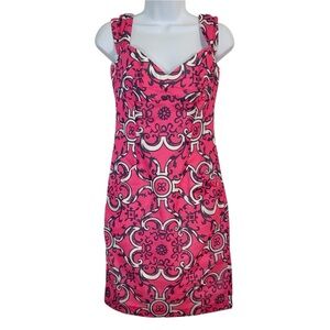 MILLY Scoop Neck Sleeveless Sheath Dress Sz 4